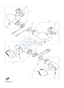 XJR1300C XJR 1300 (2PN1) drawing FLASHER LIGHT