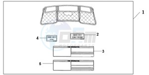 GL18009 NZ / AB NAV - (NZ / AB NAV) drawing INNER TRUNK LID ORG