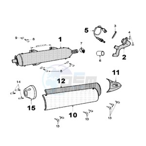 SAT 125 SC drawing EXHAUST