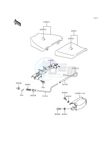 ZX 750 L [NINJA ZX-7] (L1-L3) [NINJA ZX-7] drawing SEAT