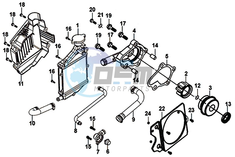 COOLING SYSTEM - WATER PUMP