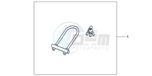 CBR1000RA9 Europe Direct - (ED / ABS MME) drawing U-LOCK