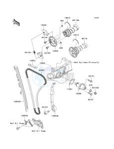 KSF 450 B [KFX450R MONSTER ENERGY] (B8F-B9FB) B9FB drawing CAMSHAFT-- S- -_TENSIONER