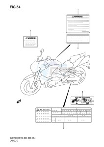 GSX1300BK (E3-E28) drawing LABEL