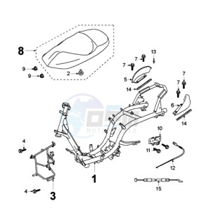 ELYSEO FR drawing FRAME AND SADDLE