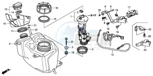 FES125 PANTHEON drawing FUEL TANK