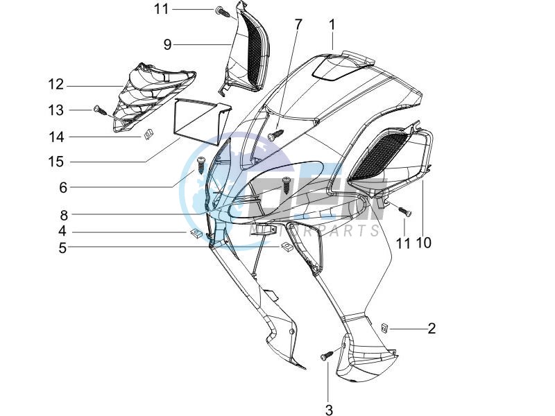 Front shield