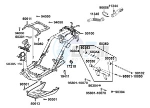 VITALITY 50 drawing Frame Body