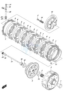 RM-Z450 drawing CLUTCH