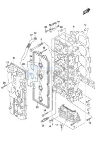 DF 175A drawing Cylinder Head