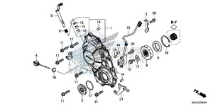 CB650FAE CB650FA 2ED drawing RIGHT CRANKCASE COVER