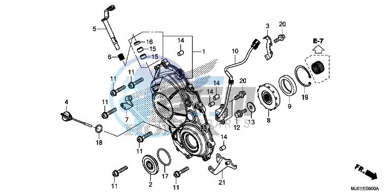 RIGHT CRANKCASE COVER