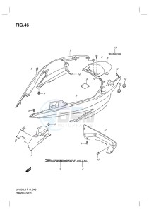 UH200G BURGMAN EU drawing FRAME COVER