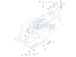 PRIMAVERA 50 4T 4V NOABS E2 (NAFTA) drawing Side cover - Spoiler