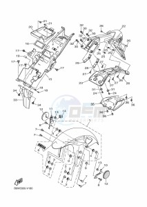 MT-03 MTN320-A (B6WB) drawing FENDER