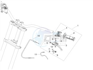 SX 50 LOW SEAT E4 (EMEA) drawing Clutch control