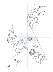 TU125 (E2) drawing FRONT CALIPER