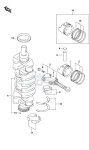 DF 140A drawing Crankshaft