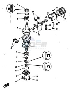 90A drawing CRANKSHAFT--PISTON