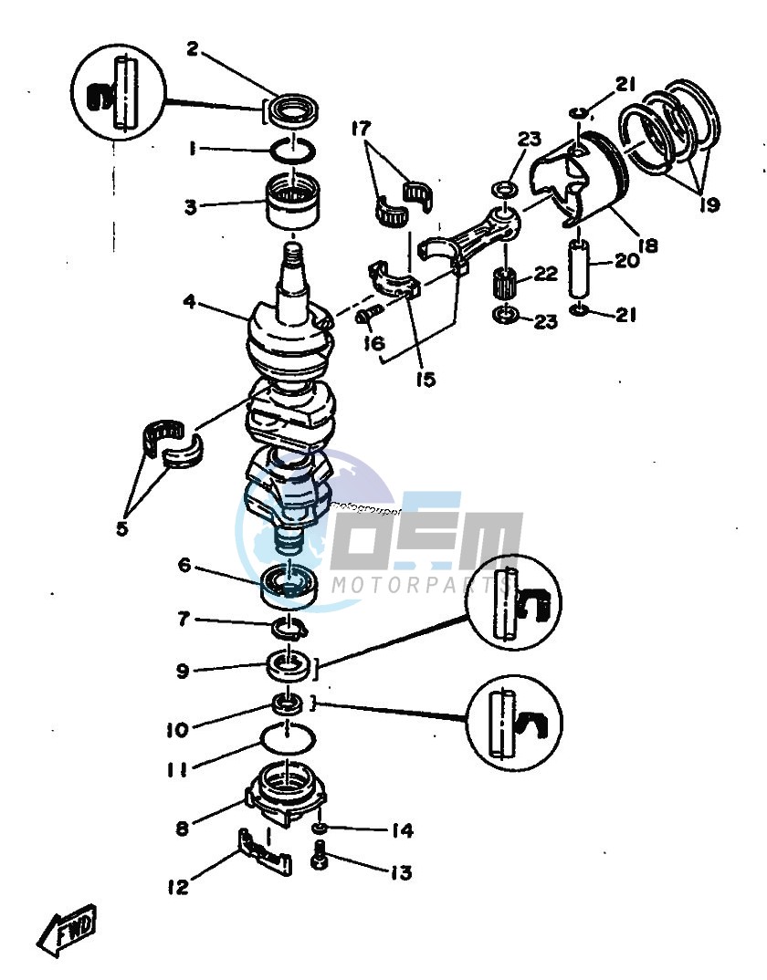 CRANKSHAFT--PISTON