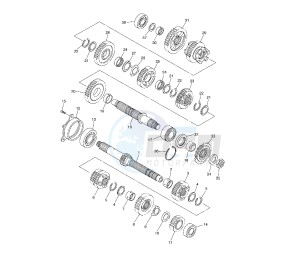 YZF R6 50TH 600 drawing TRANSMISSION