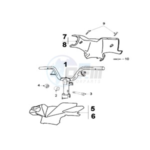 LUDIX 10 ROR SNAKE drawing HANDLEBAR