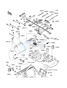 KVF750 4x4 KVF750A7F EU GB drawing Chassis Electrical Equipment