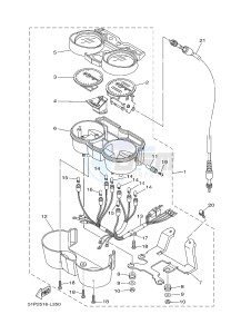 YBR125ESD (51P3) drawing METER