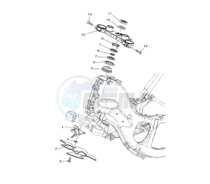 XP T-MAX 500 drawing STEERING