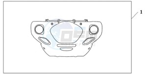 GL18009 NZ / AB NAV - (NZ / AB NAV) drawing CHROME FR.LOWER COWL