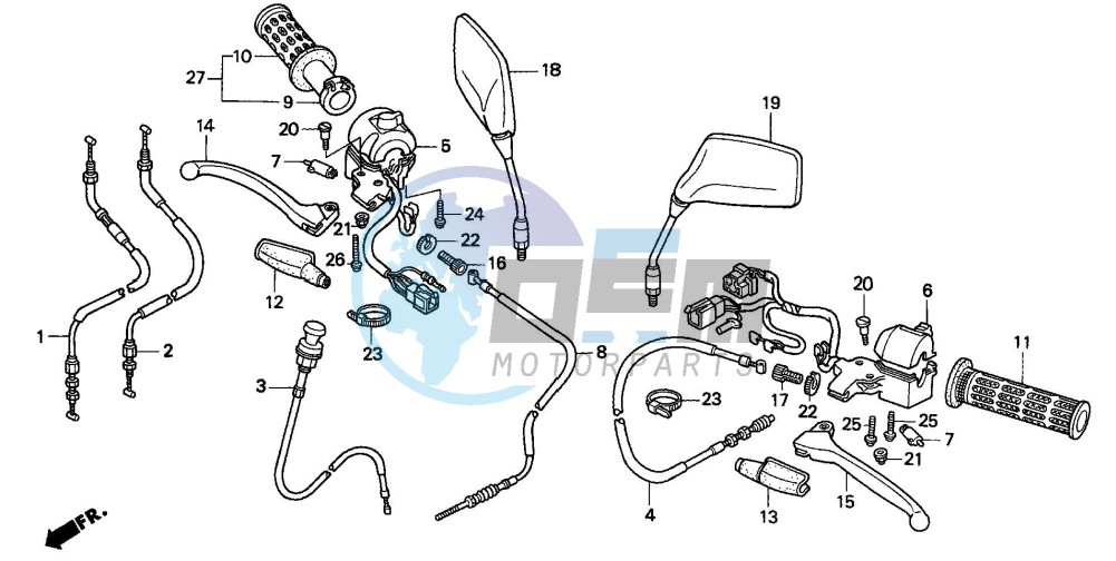 HANDLE LEVER/SWITCH/CABLE (1)