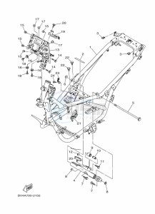 GPD125-A NMAX 125 (BV3D) drawing FRAME