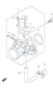 DF 20A drawing Throttle Body Non-Remote Control