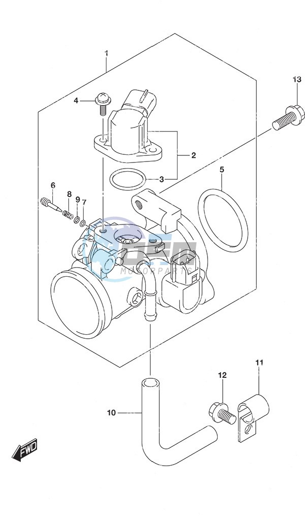 Throttle Body Non-Remote Control