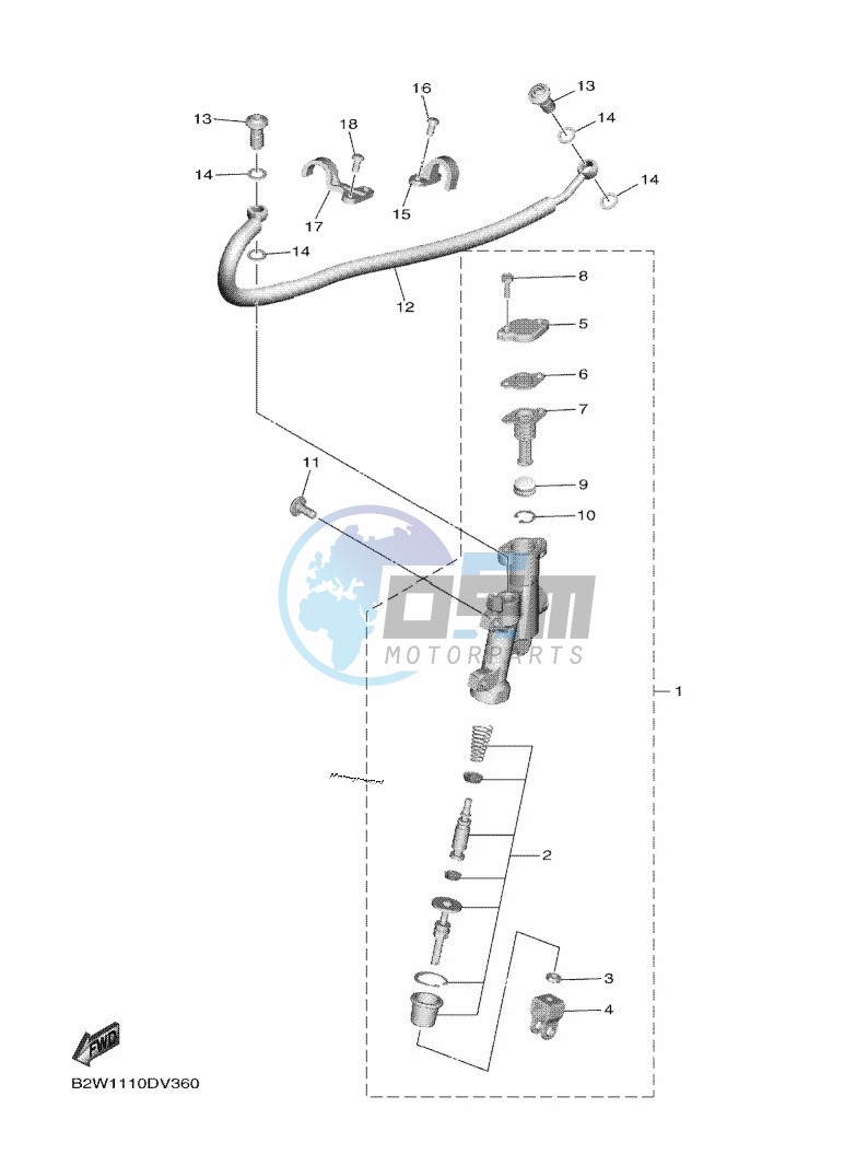 REAR MASTER CYLINDER