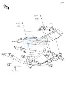 VERSYS 1000 KLZ1000BHF XX (EU ME A(FRICA) drawing Side Covers