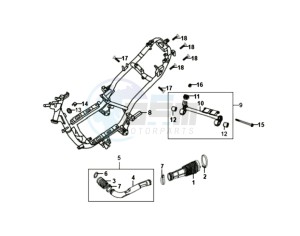 ORBIT II 50 drawing FRAME / ENGINE MOUNT