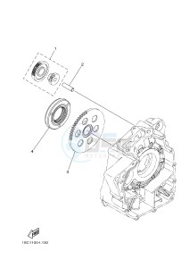 YFM300 RAPTOR 300 (1SC6 1SC7 1SC5) drawing STARTER CLUTCH