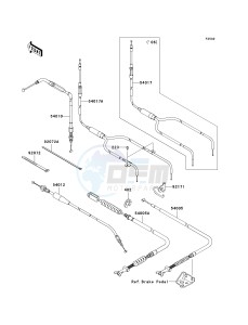 KVF 750 C [BRUTE FORCE 750 4X4I] (C6F-C7F) C7F drawing CABLES