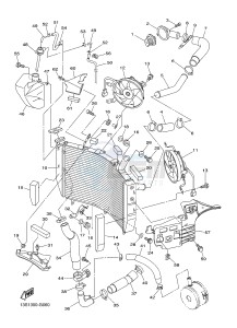 YZF-R6 600 R6 (2CXA) drawing RADIATOR & HOSE