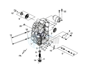 MAXSYM 400 EFI ABS drawing CRANKCASERIGHT