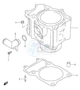 LT-F500F (E3-E28) drawing CYLINDER