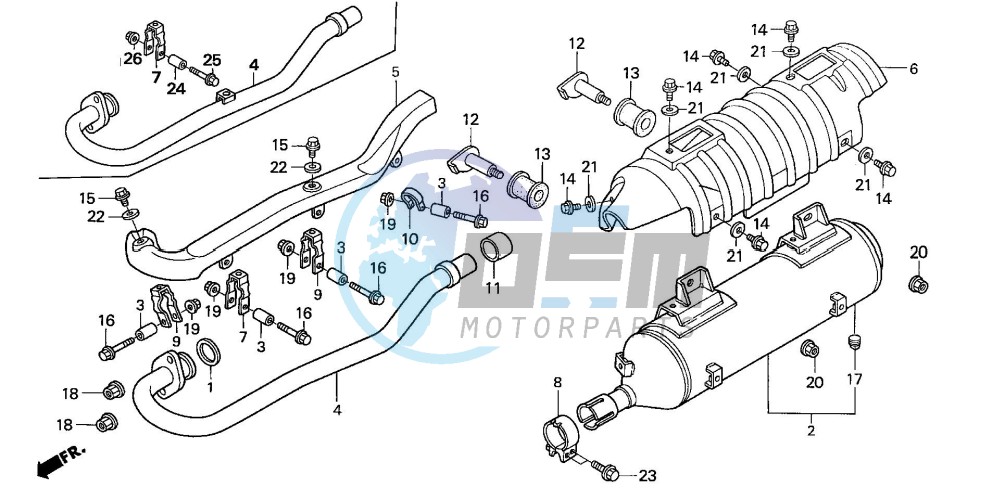 EXHAUST MUFFLER