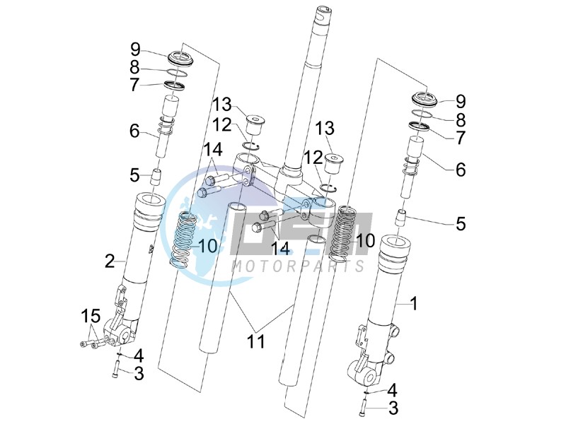 Fork components (Kayaba)