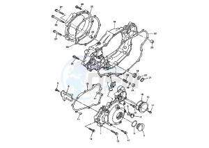 WR F 450 drawing CRANKCASE COVER