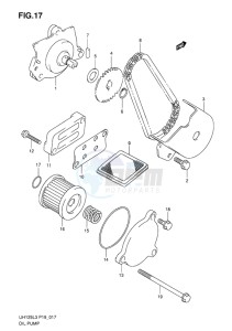 UH125ZE BURGMAN EU drawing OIL PUMP