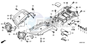 TRX500FM5H Europe Direct - (ED) drawing FRONT FENDER