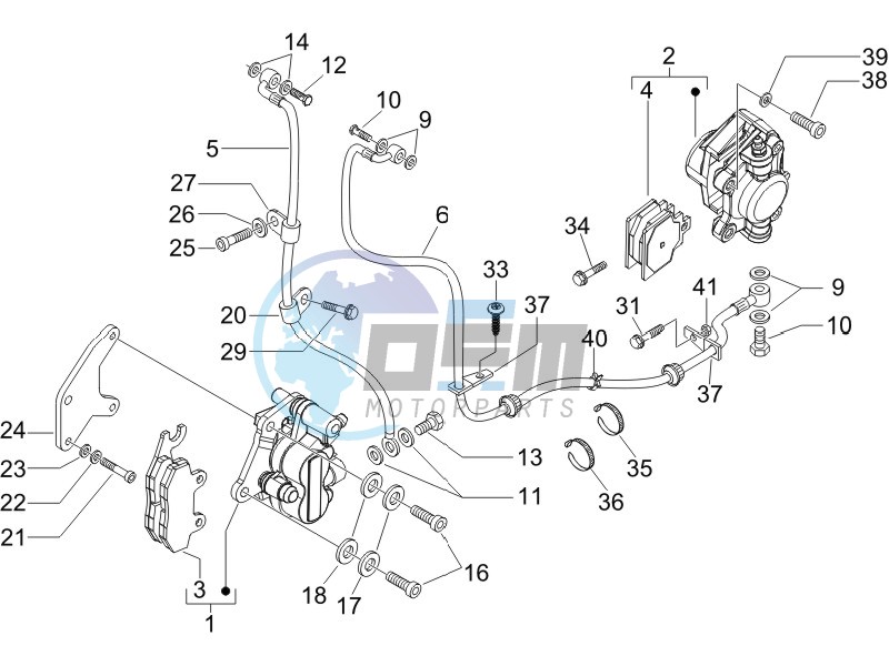 Brakes pipes - Calipers