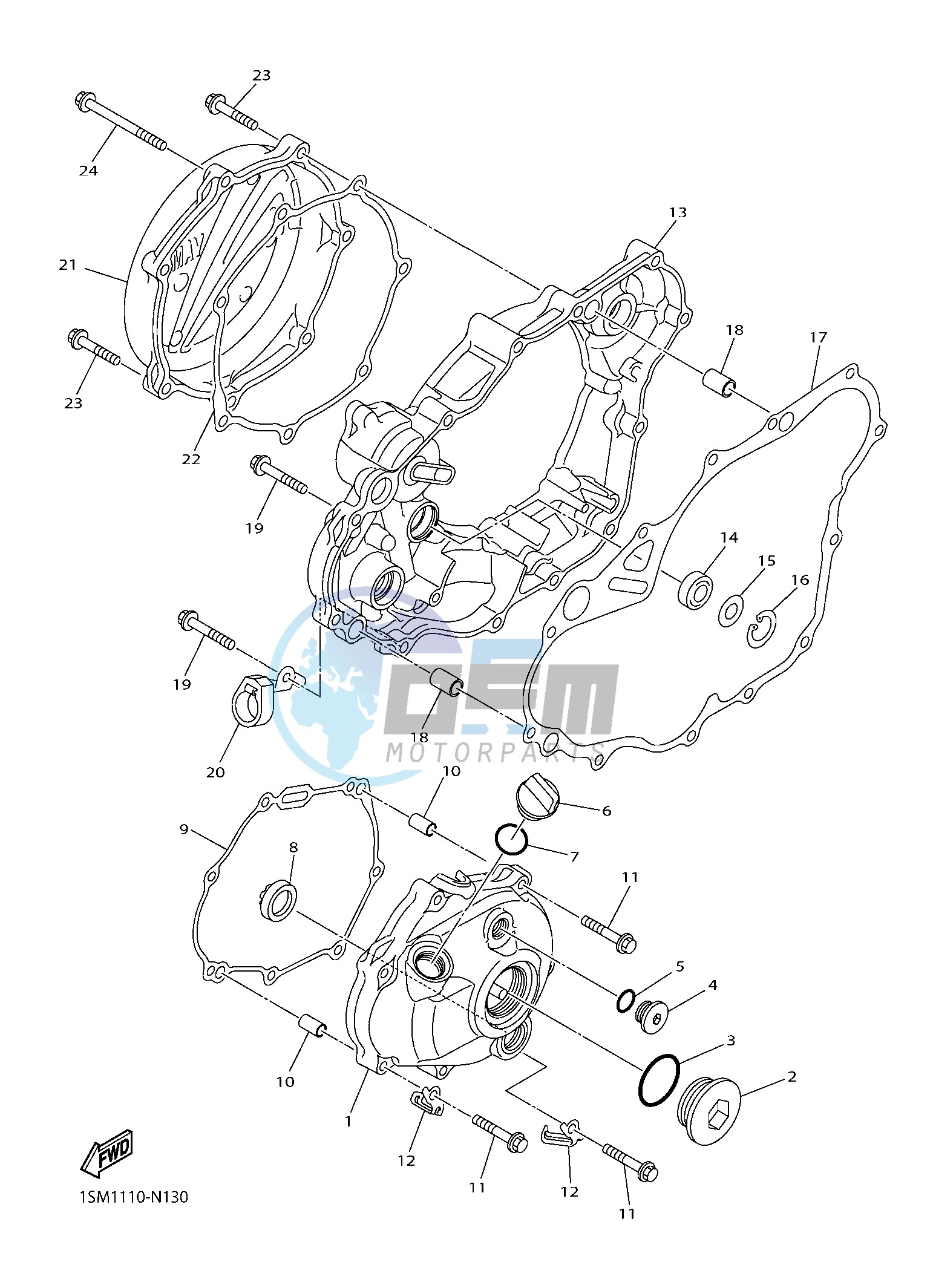 CRANKCASE COVER 1