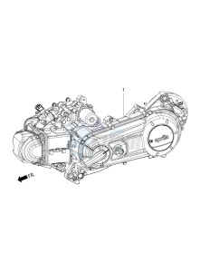 SR 150 4T-3V (EMEA-LATAM) drawing Engine, assembly